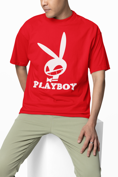 Playboy Retro Style Oversized T-Shirt – Relaxed Fit Streetwear