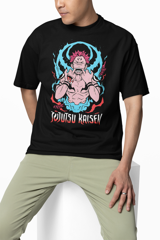 Jujutsu Oversized T-Shirts – Anime Graphic Streetwear