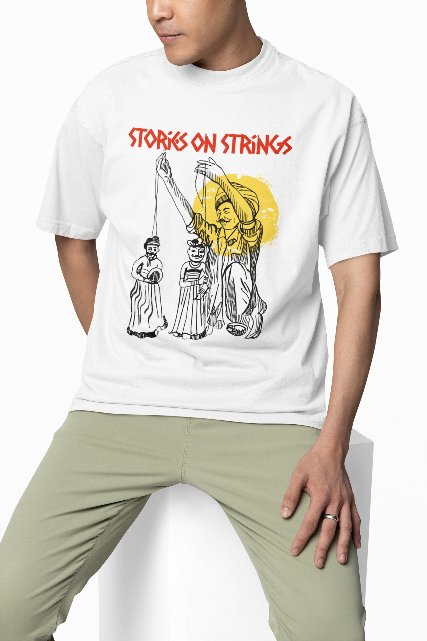 Stories On Strings Oversized T-Shirts