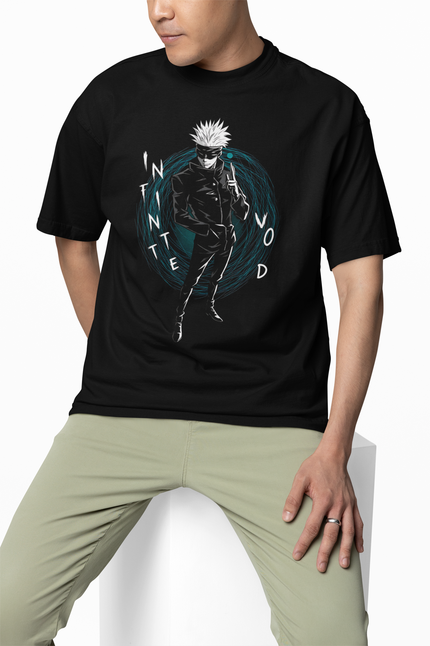 Unlimited Void Oversized T-Shirts for Anime Streetwear Styles