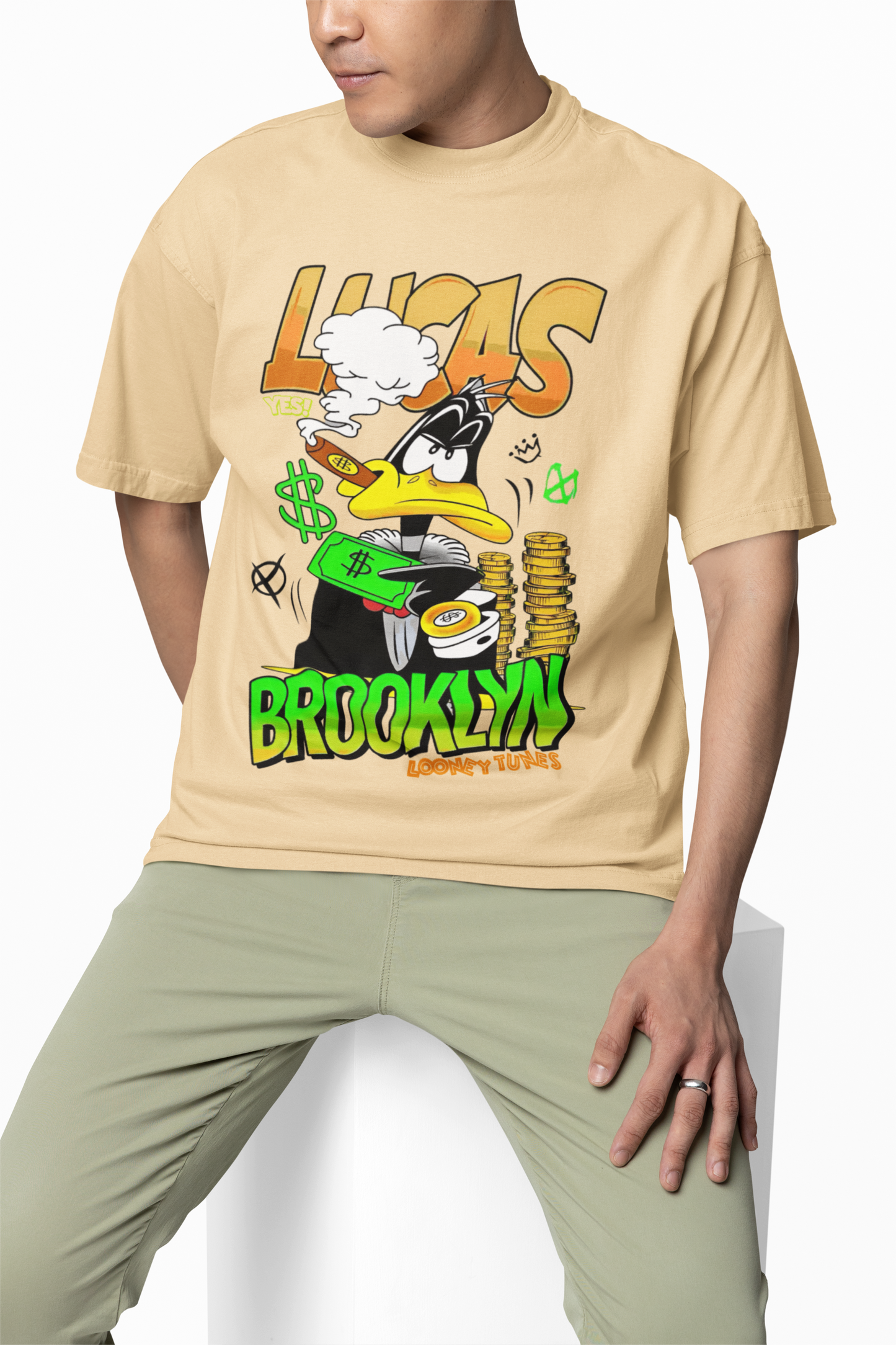 Lucas Brooklyn Oversized T-Shirt Urban NYC Street Style