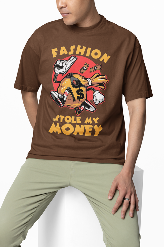 Fashion Stole My Money Oversized T-Shirt