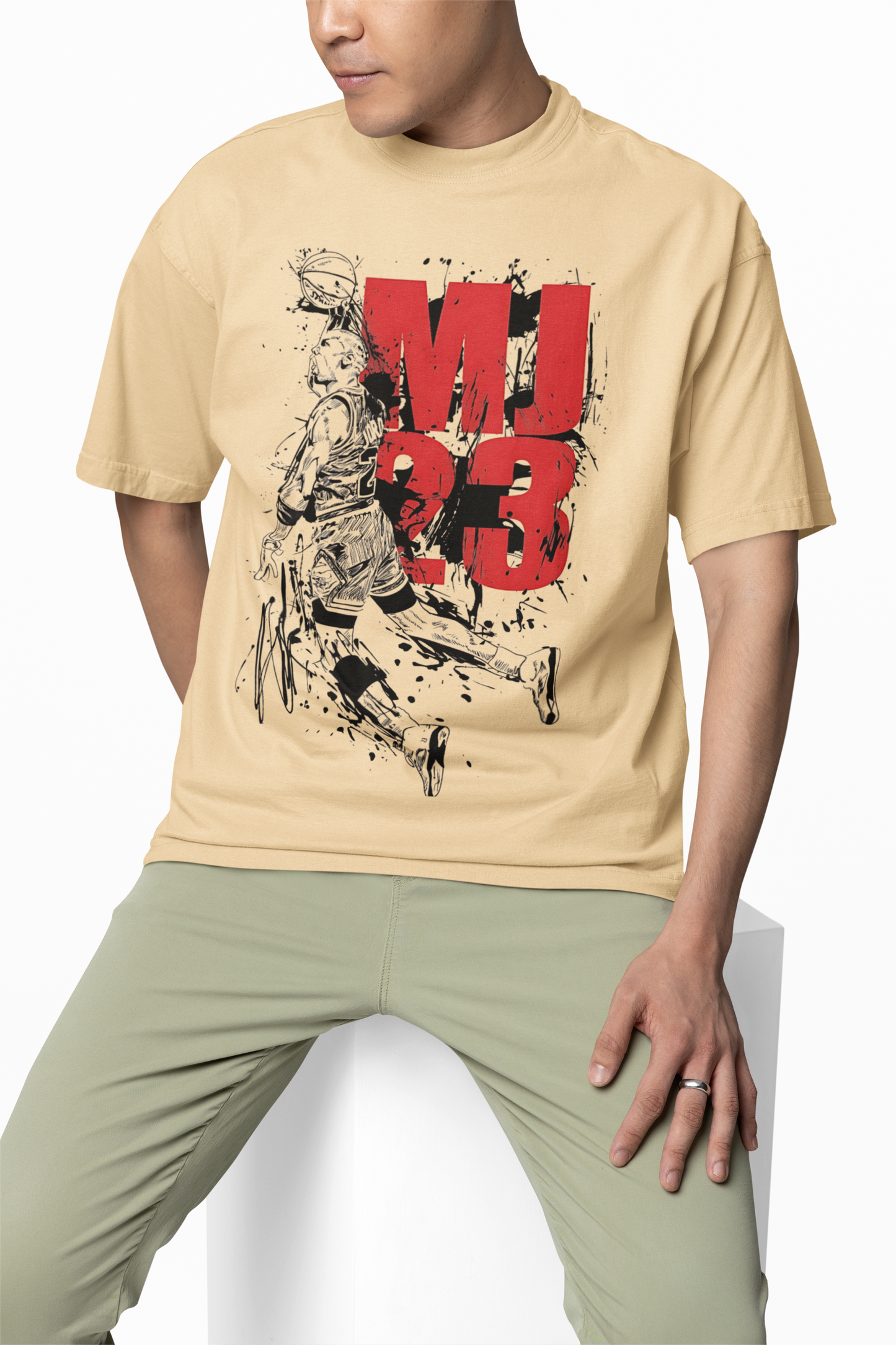 Basketball MJ23 Oversized T-Shirt – Iconic Streetwear Style