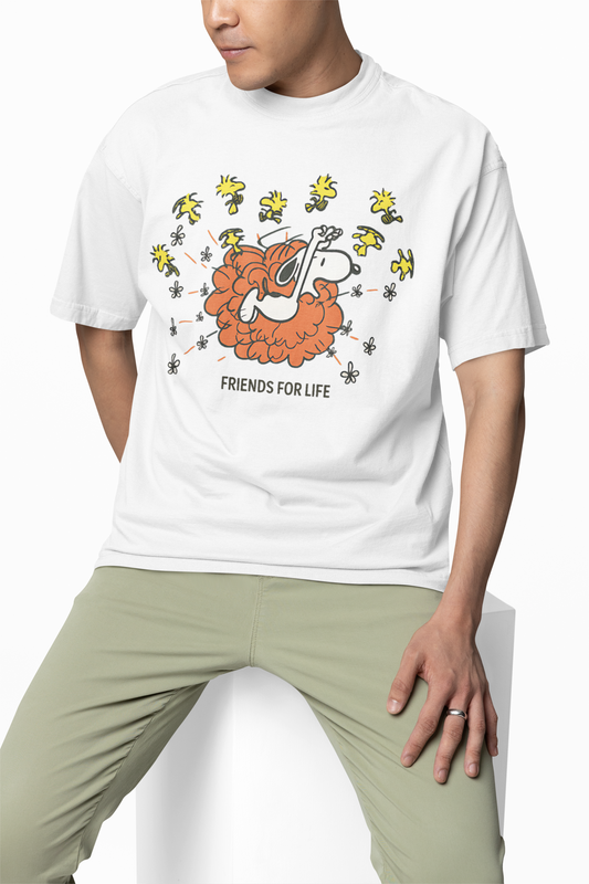 Friends For Life Oversized T-Shirt