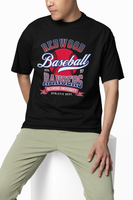 Redwood Rangers Oversized T-Shirt Black Casual Streetwear Tee