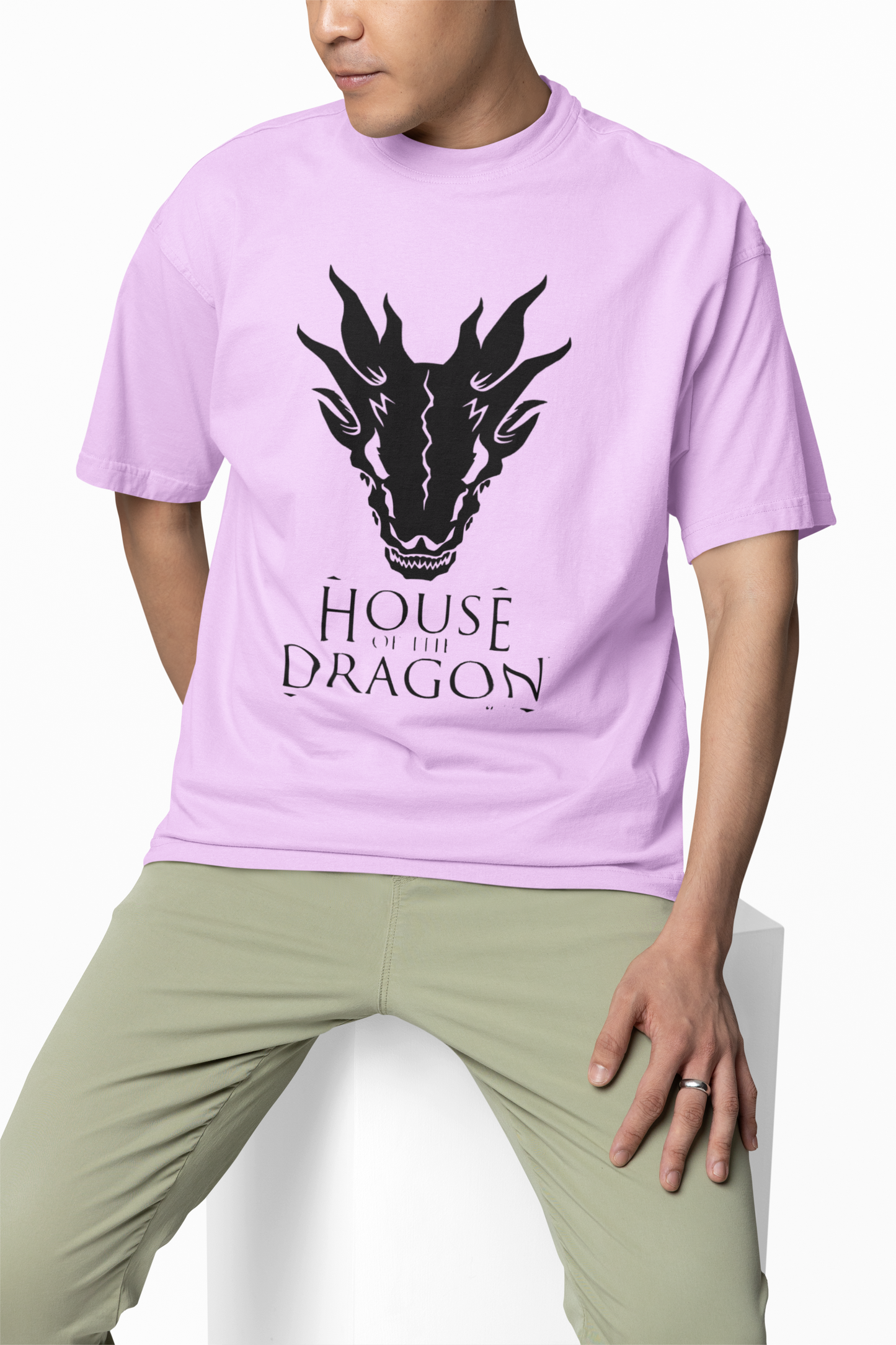 House of Dragon Oversized T-Shirts Bold Streetwear Style