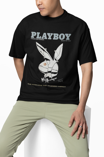 Playboy Oversized T-Shirt – Trendy Casual Streetwear Tee