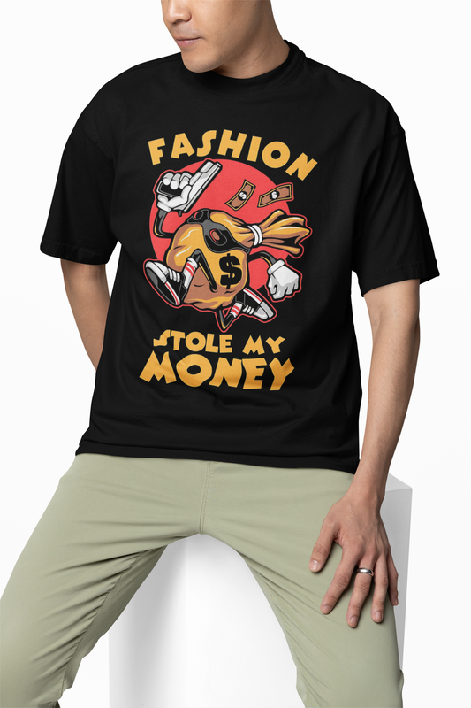 Fashion Stole My Money Oversized T-Shirt