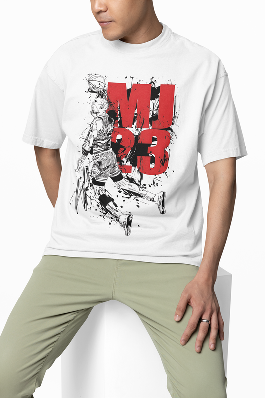 Basketball MJ23 Oversized T-Shirt – Iconic Streetwear Style