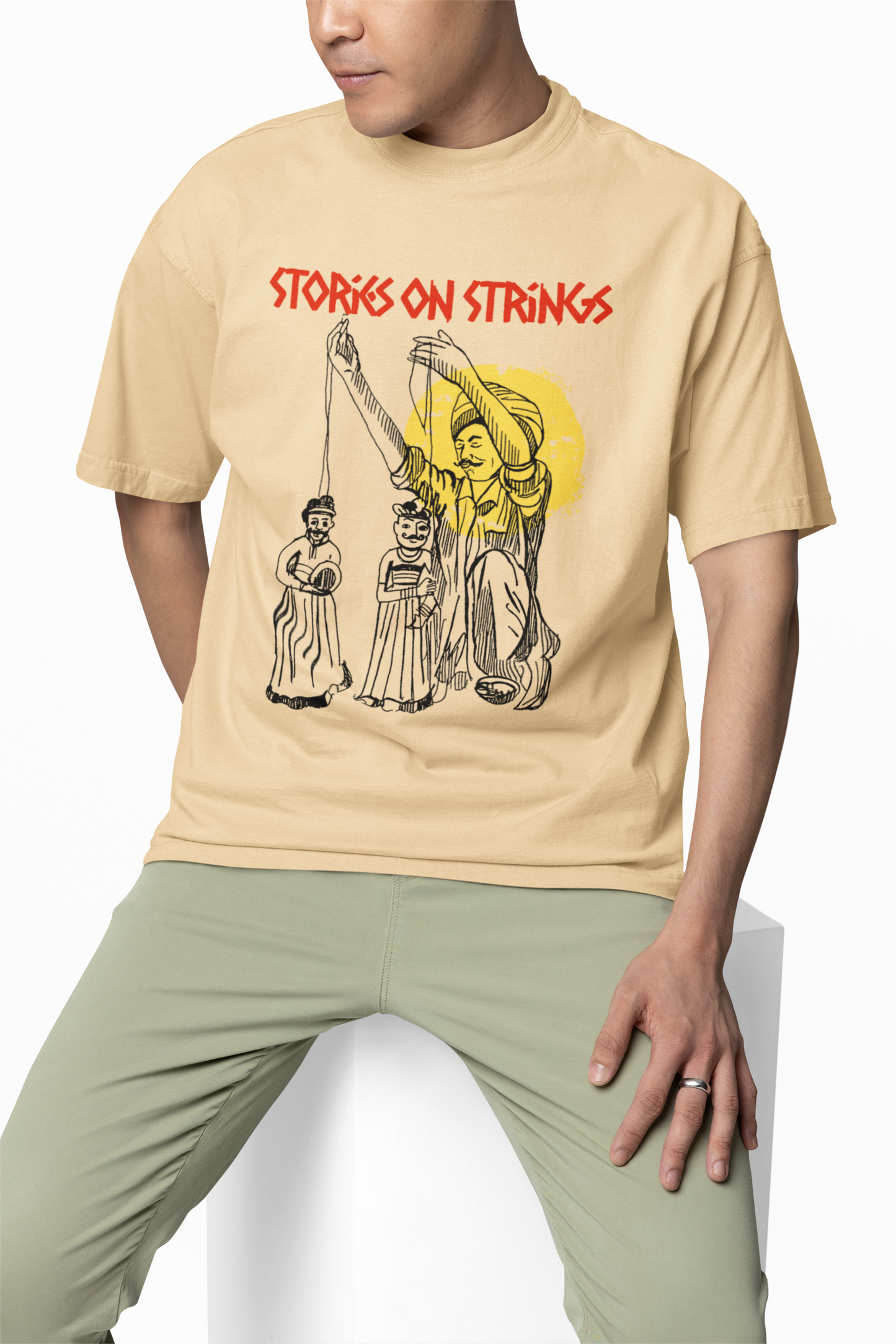 Stories On Strings Oversized T-Shirts