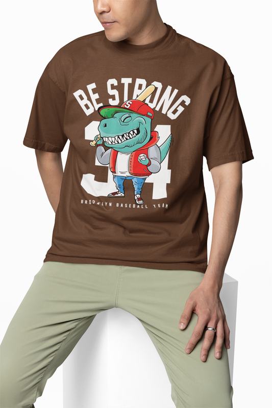 Baseball Be Strong Oversized T-Shirt