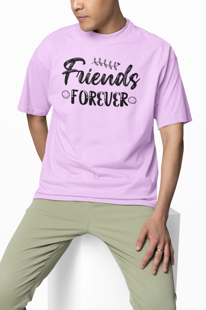 Forever Friends Oversized T-Shirt – Stylish Friendship Tee