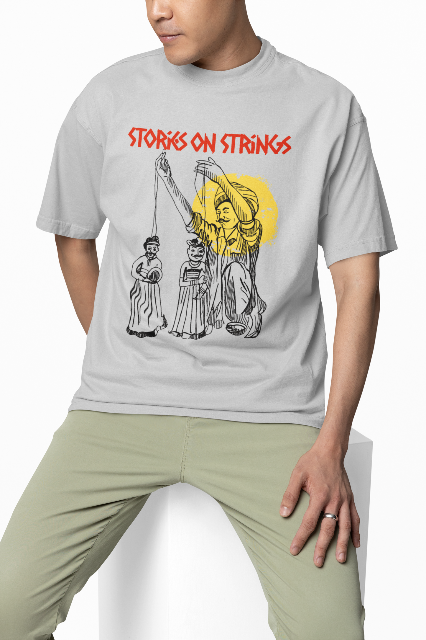 Stories On Strings Oversized T-Shirts