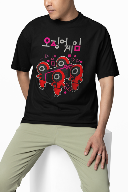 Mini Guards Oversized T-Shirt Streetwear Unisex Style