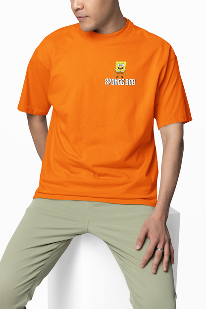 Bob Esponja Oversized T-Shirt Trendy SpongeBob Graphic Tee