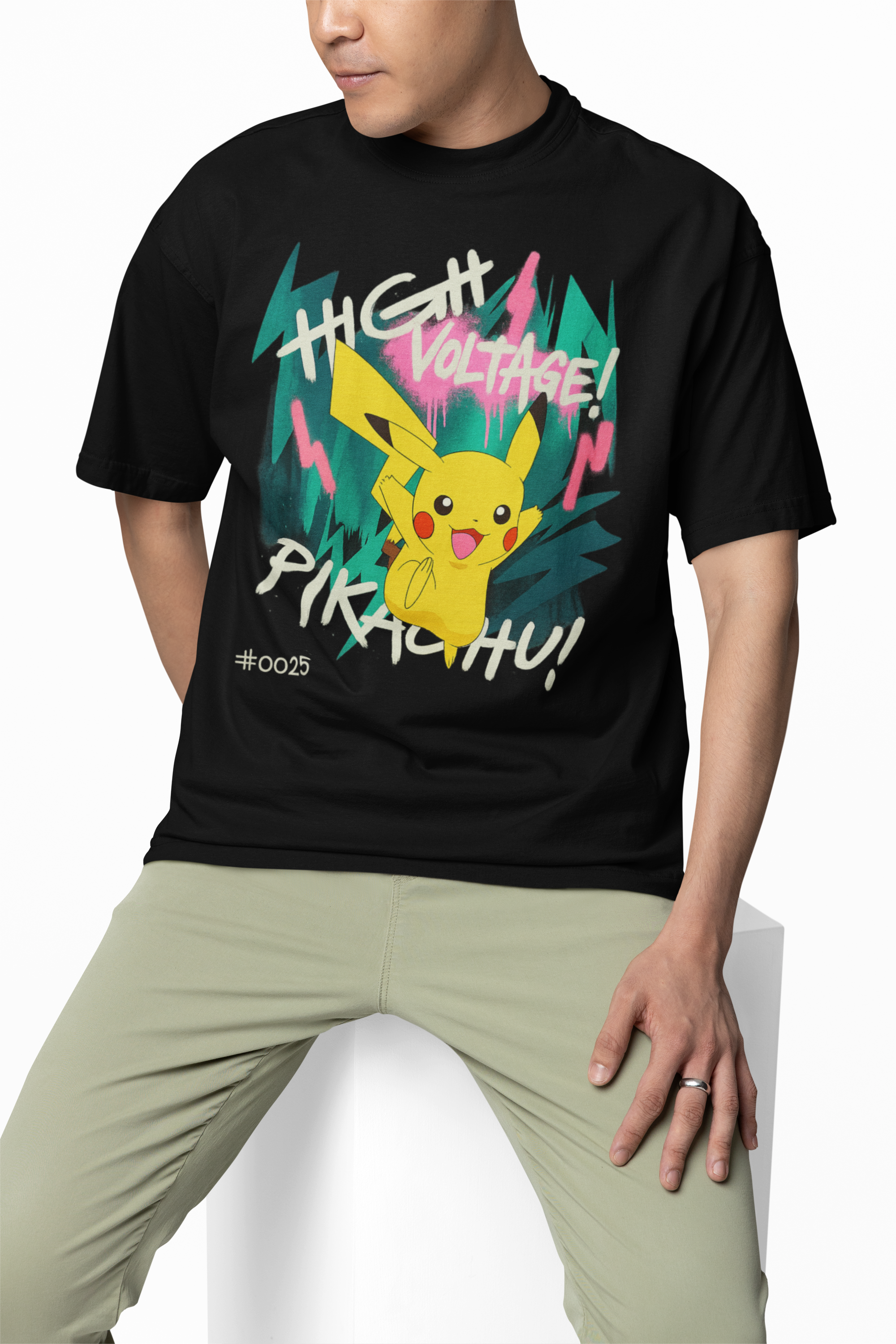 High Voltage-oversized-t-shirts