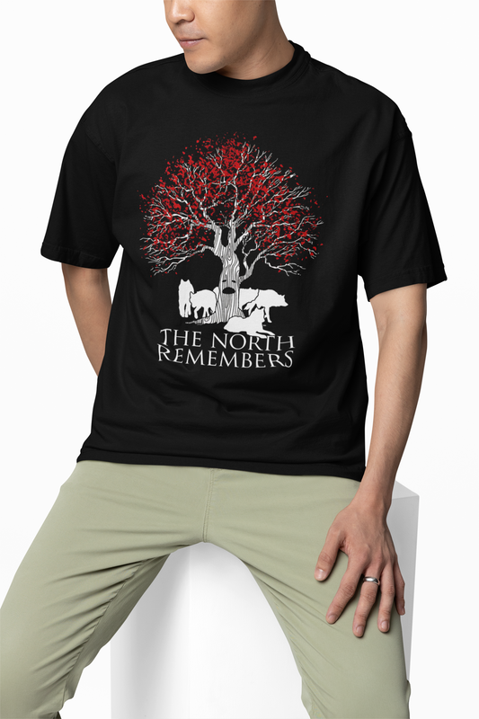 Tree Graphic Oversized T-Shirts Nature Streetwear Style