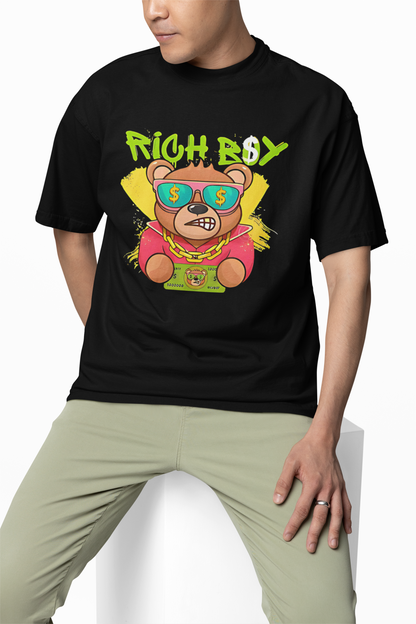 Rich Boy Oversized T-Shirt – Luxury Streetwear Essential