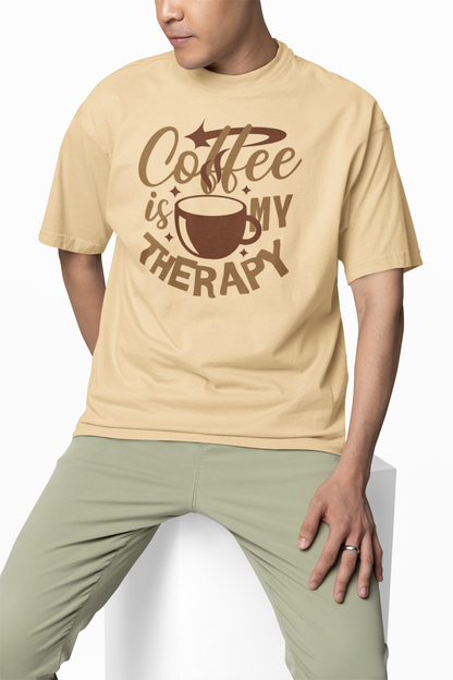 Coffee Therapy T Shirts Stylish Premium Casual Everyday Wear