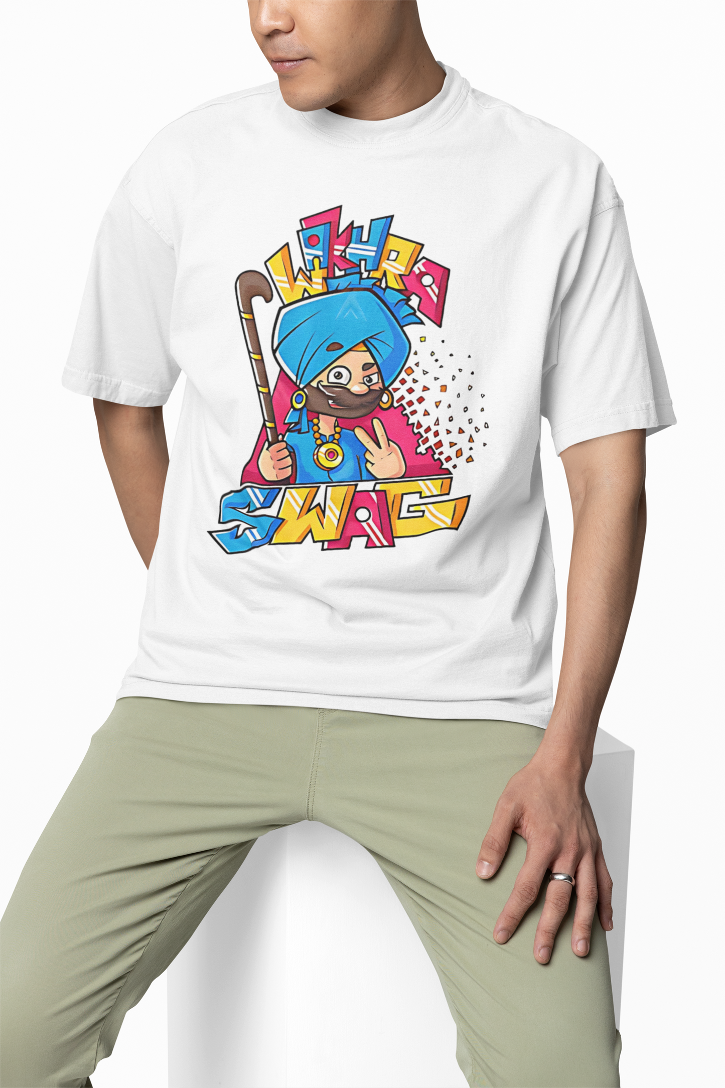Wakhra Swag Oversized T-Shirts Bold Punjabi Streetwear Style