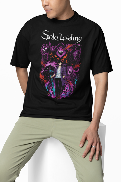 Hunter Shadows Oversized T-Shirts Bold Streetwear Style