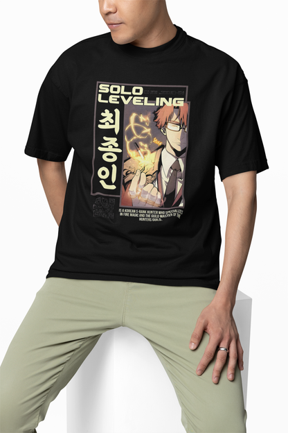 S Rank Hunter Oversized T-Shirts for Anime Streetwear Looks