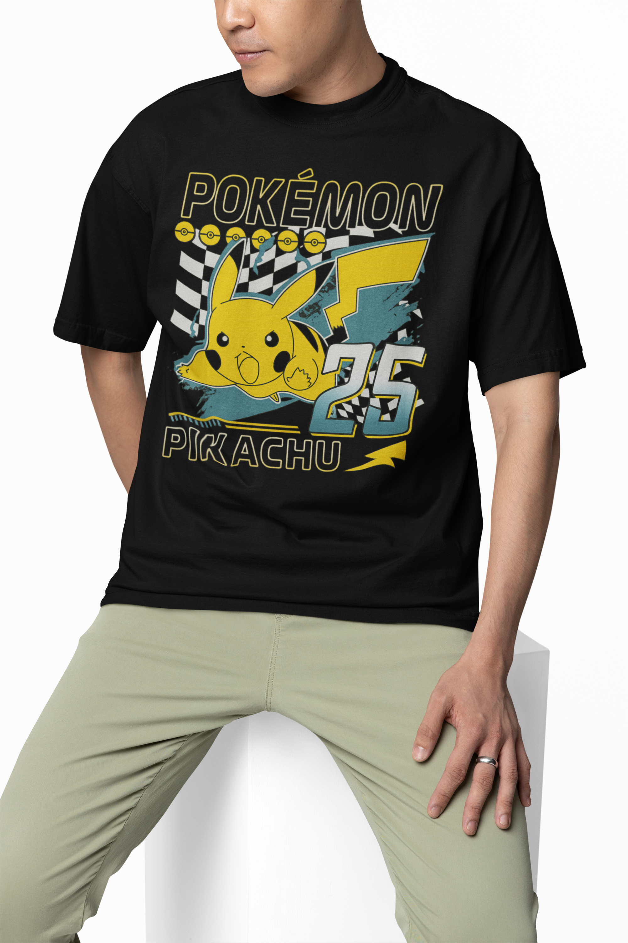 Pikachu 25 Oversized T-Shirts