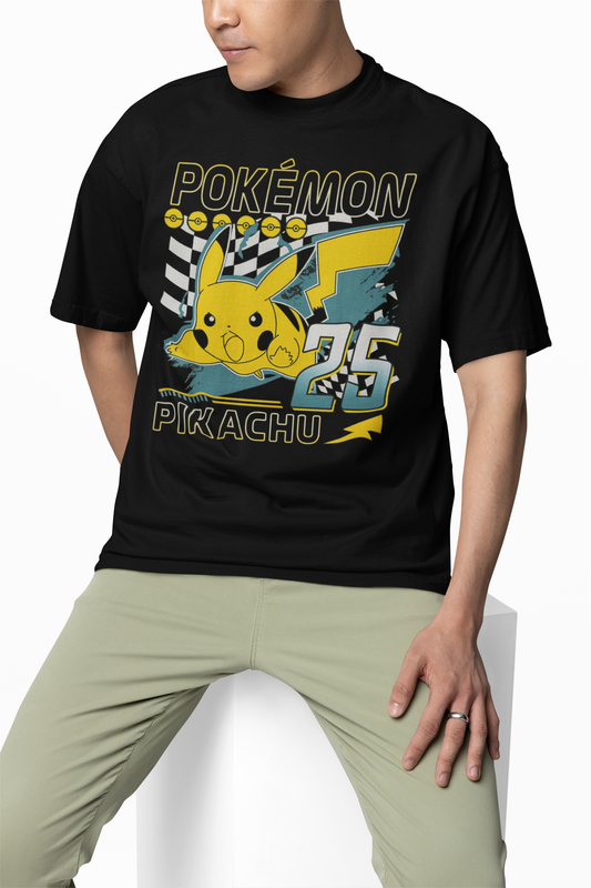 Pikachu 25 Oversized T-Shirts – Iconic Anime Streetwear