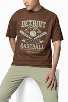 Baseball Detroit Oversized T-Shirt