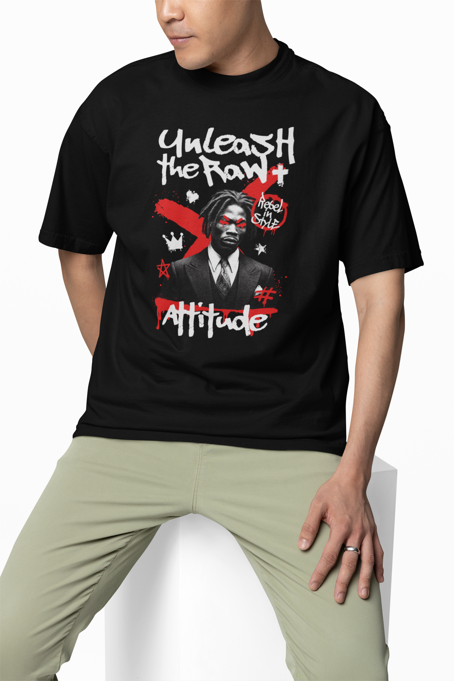 Raw Attitude Oversized T-Shirts