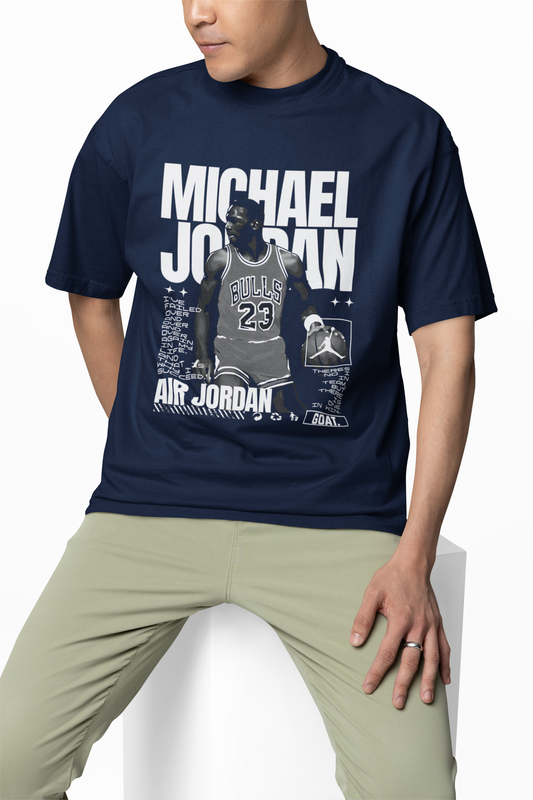 Michael Jordan Oversized T-Shirts for Iconic Sports Style