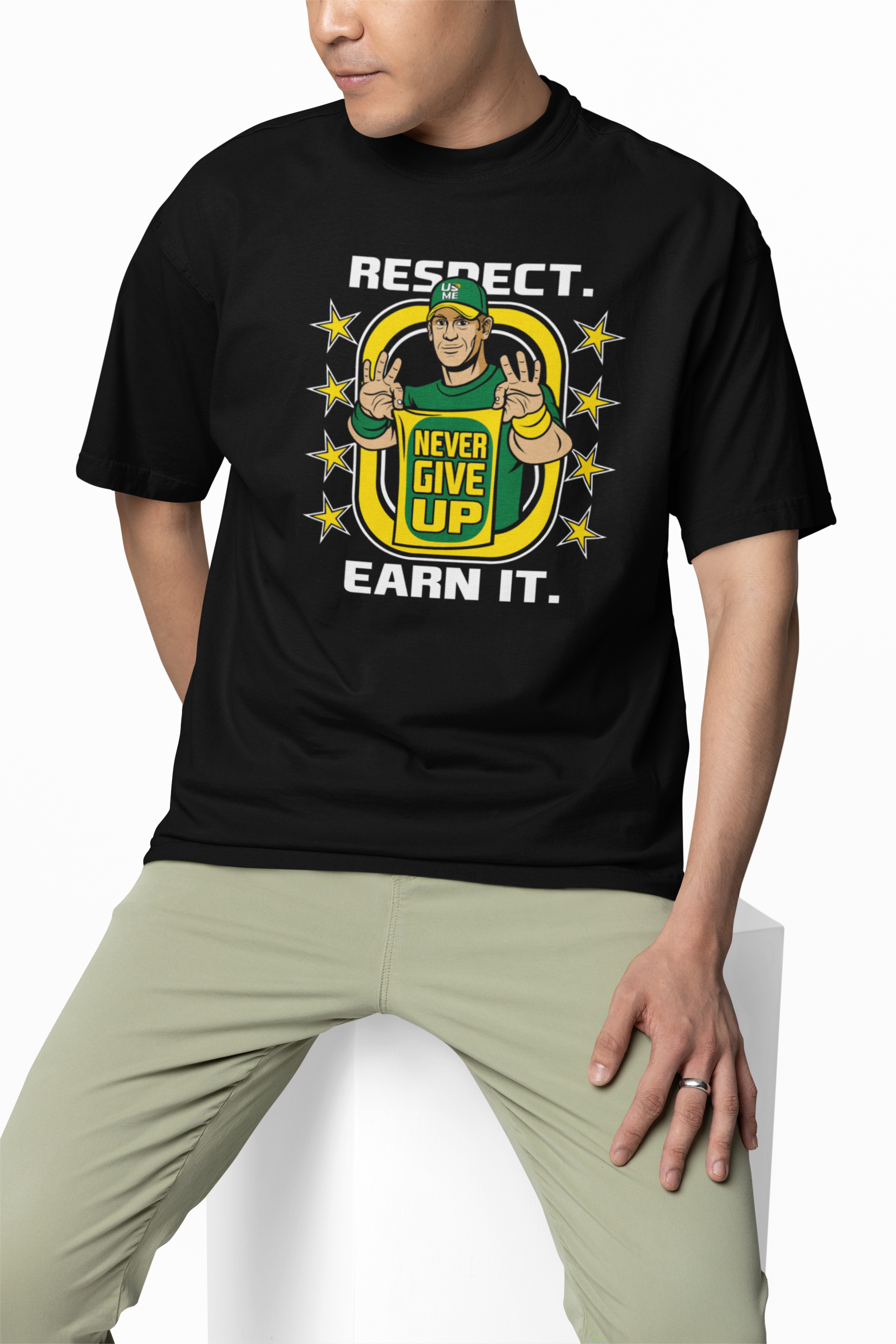 Respect Earn Oversized T-Shirts