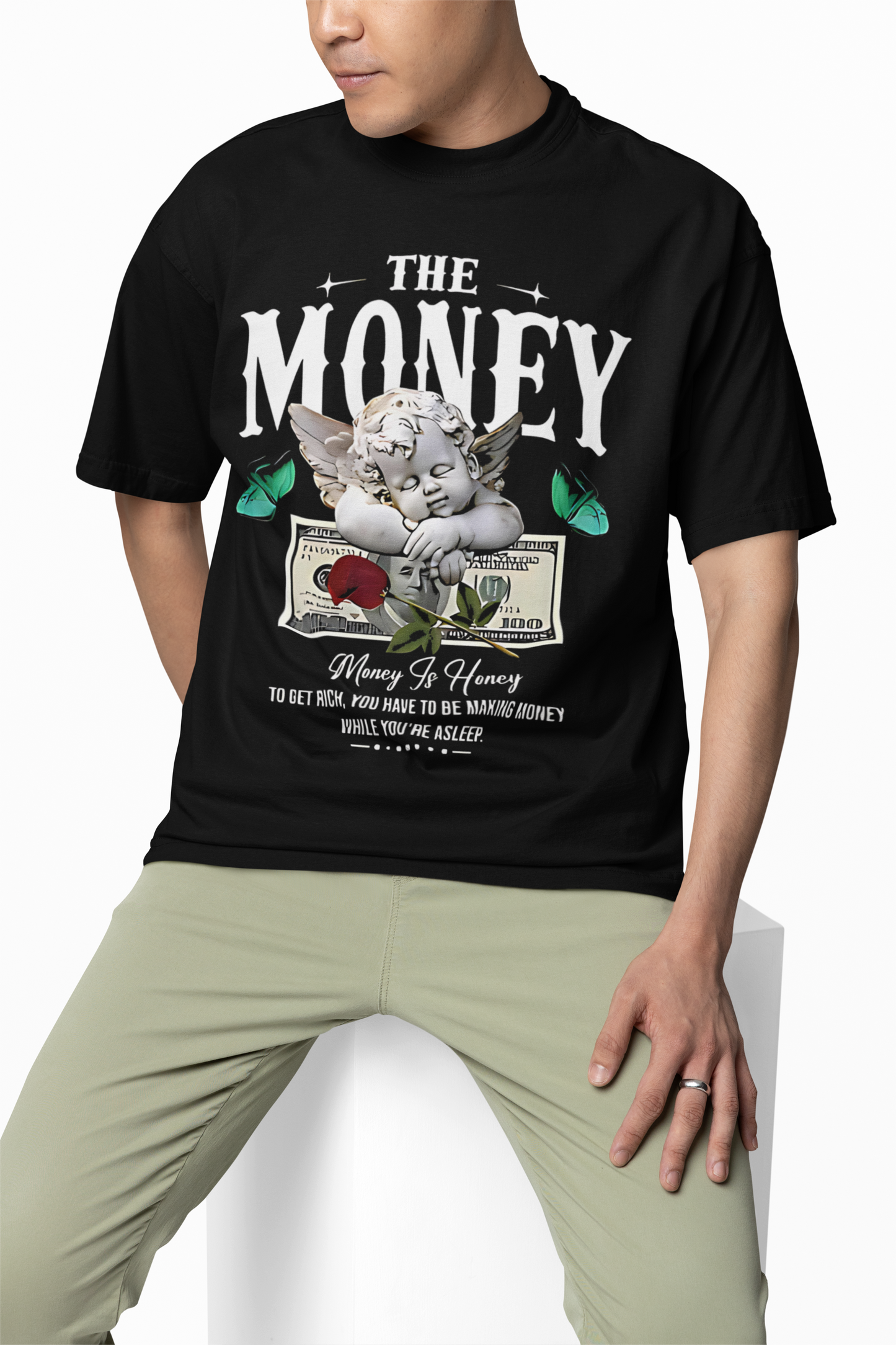Money Is Honey Oversized T-Shirt – Bold Streetwear Style