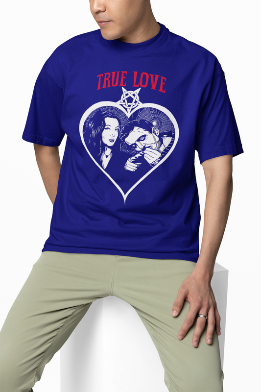 True Love Oversized T-Shirt for Soft Casual Daily Style