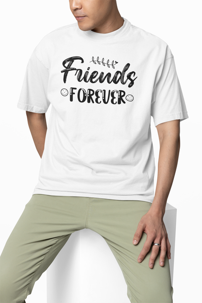 Forever Friends Oversized T-Shirt – Stylish Friendship Tee