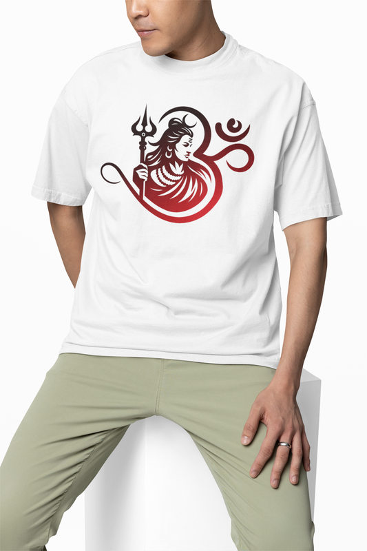 Om Namah Shivay Oversized T-Shirts