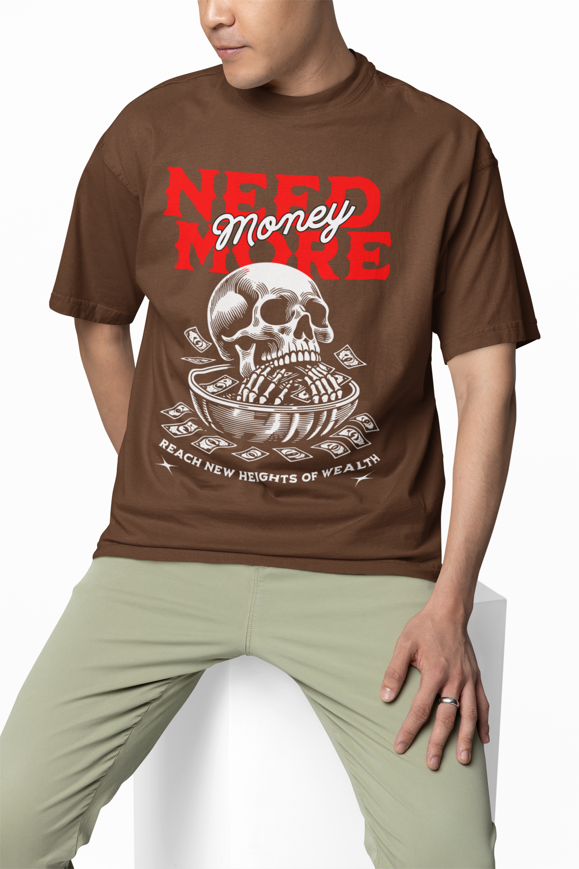 Need Money Oversized T-Shirt