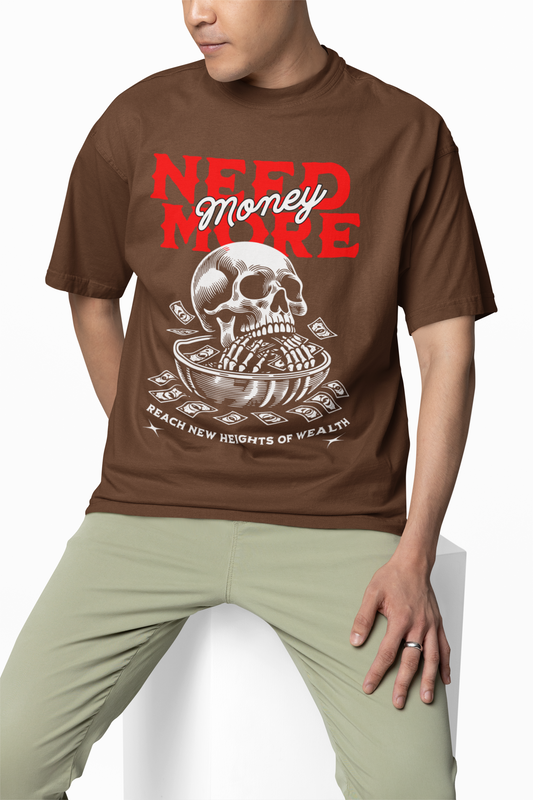 Need Money Oversized T-Shirt – Bold & Comfortable Style