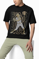 Baseball Home Run Oversized T-Shirt