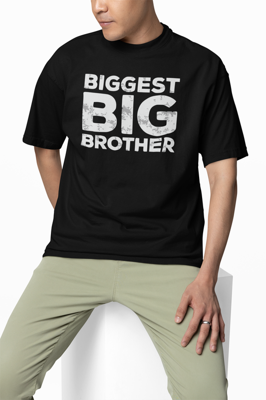 Biggest Big Brother Oversized T-Shirt Fun Graphic Streetwear
