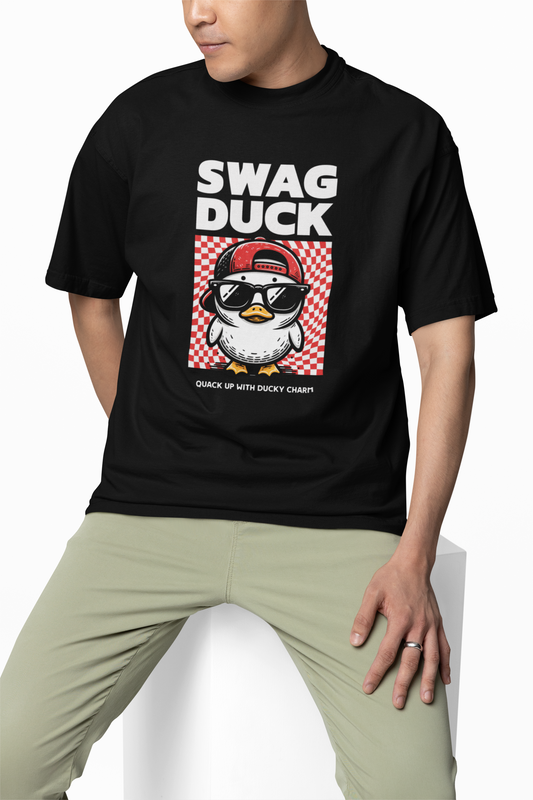 Swag Duck Oversized T-Shirt for Fun Casual Streetwear Looks