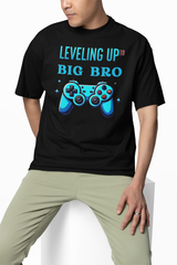 Leveling Up Big Bro Oversized T-Shirts