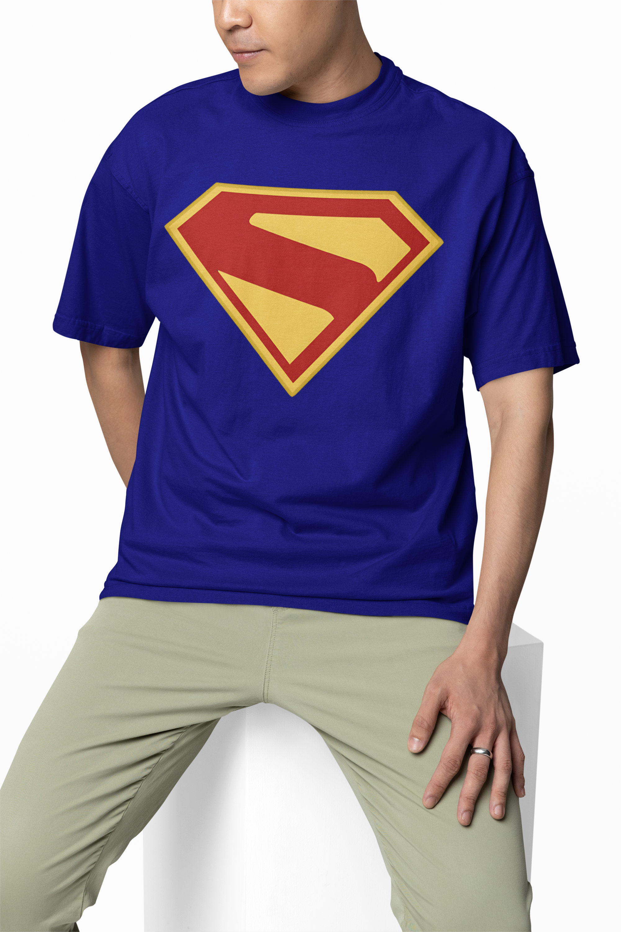 Superman Logo Oversized T-Shirt