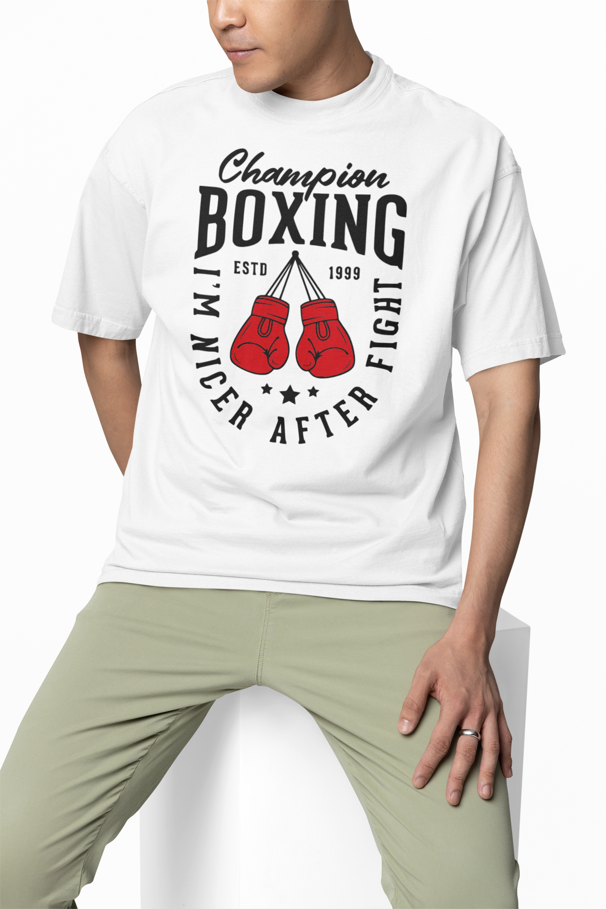 Champion Boxing Oversized T-Shirts
