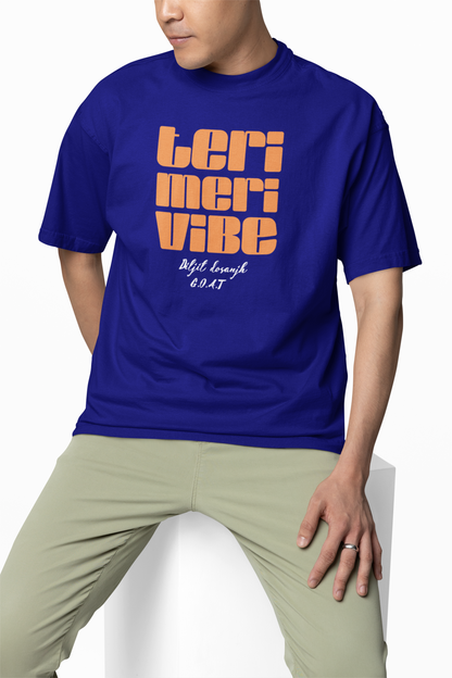Teri Meri Vibe Oversized T-Shirt Desi Streetwear Style Tees