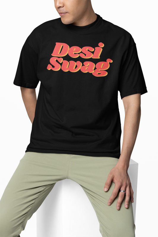 Desi Swag Oversized T-Shirt Trendy Streetwear for Bold Style.