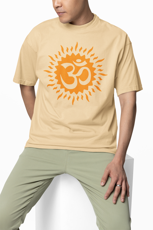 Om Spiritual Symbol Oversized T-Shirts