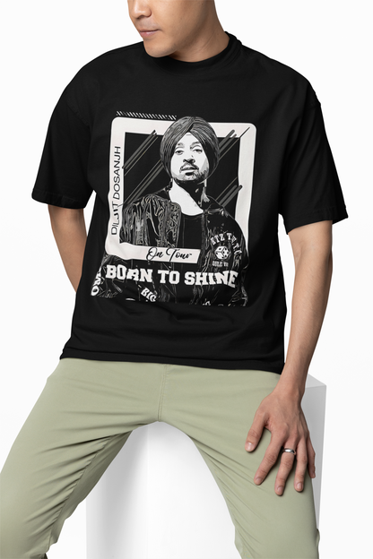 On Tour Oversized T-Shirt Travel Vibes Streetwear Of Diljit