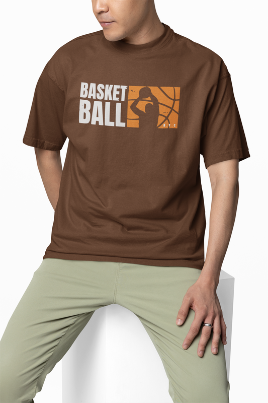 Basketball Grapahic Oversized T-Shirt