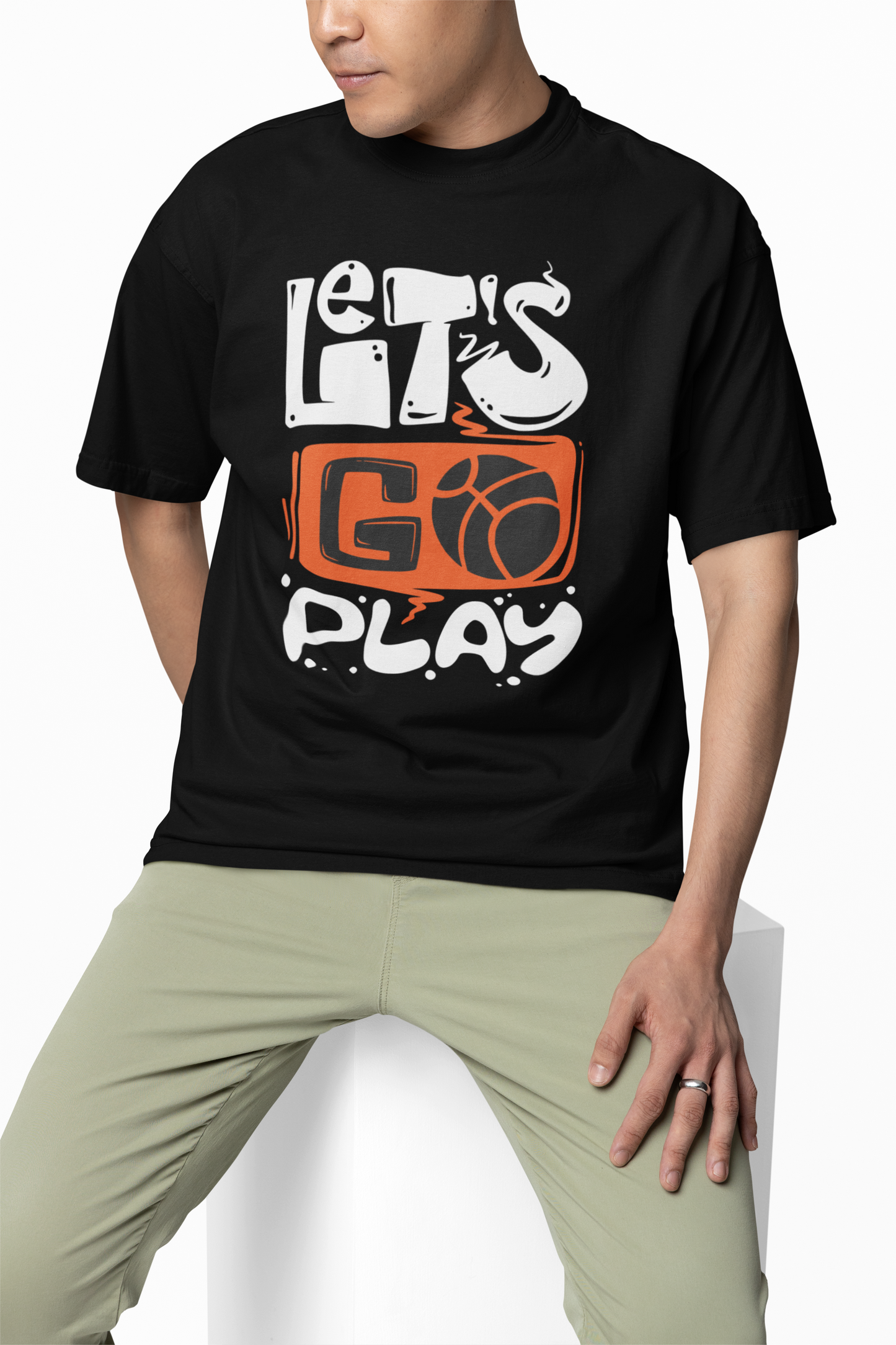Let's Go Play Oversized T-Shirt